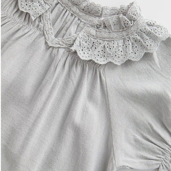 Girls Eyelet Collar Zara Dress - Picture 3 of 6